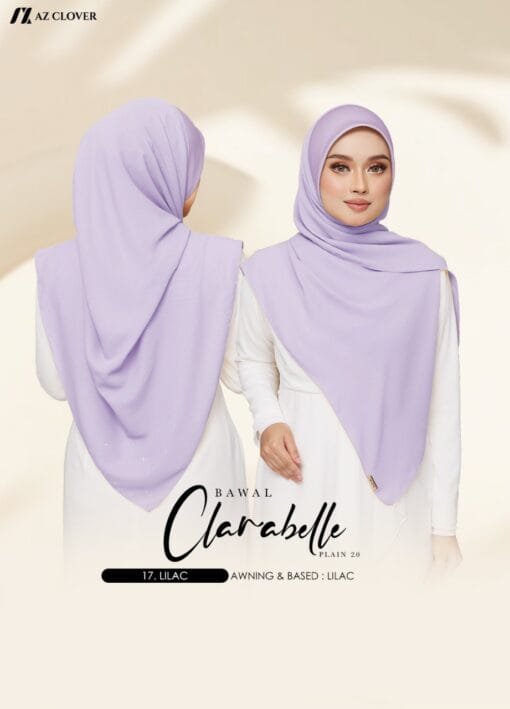 BAWAL CLARABELLE PLAIN B50 - 17 LILAC - Image 2