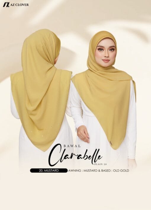 BAWAL CLARABELLE PLAIN B50 - 20 MUSTARD - Image 2