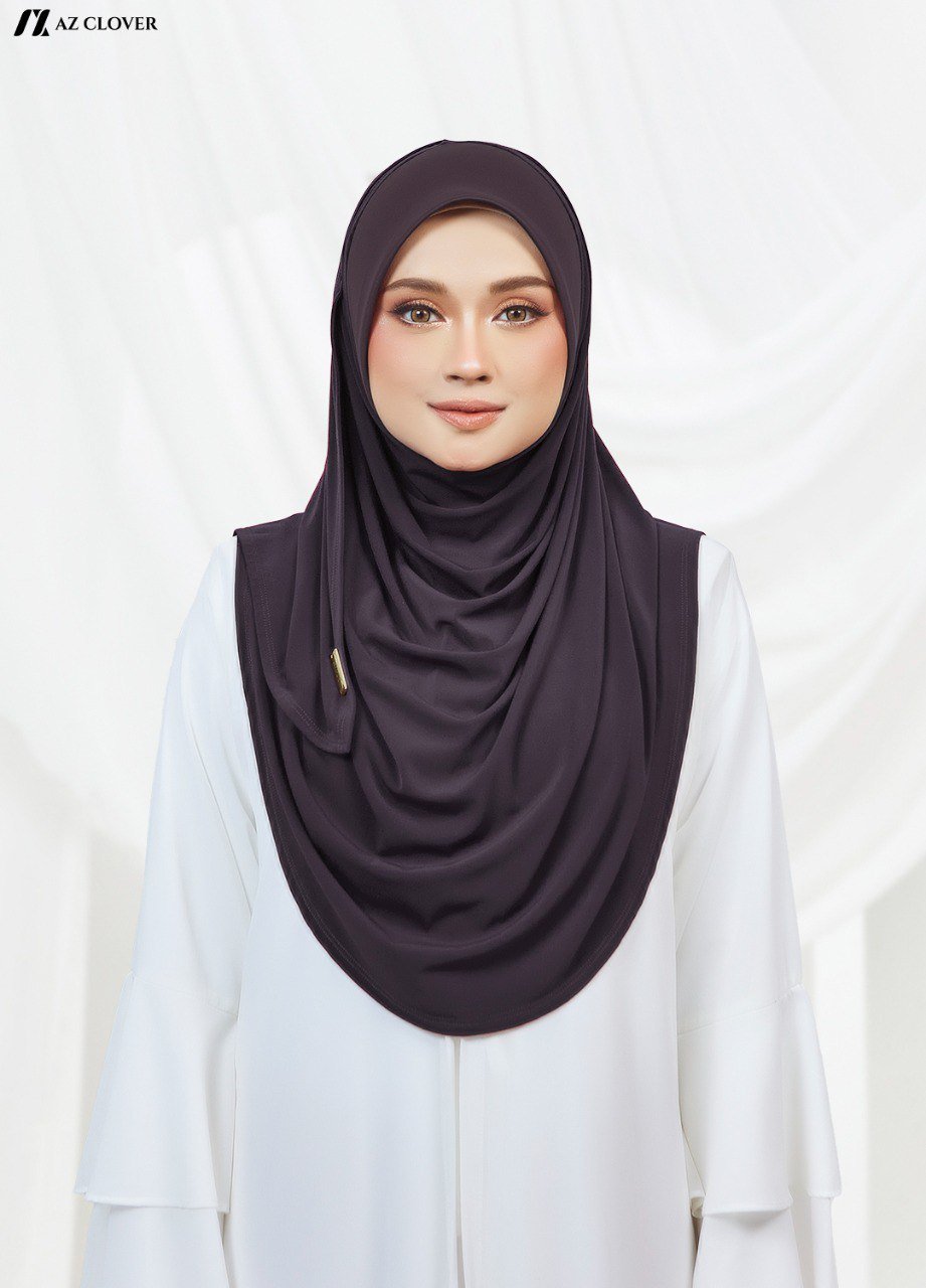 AMMARA PLAIN 14 PURPLE GREY