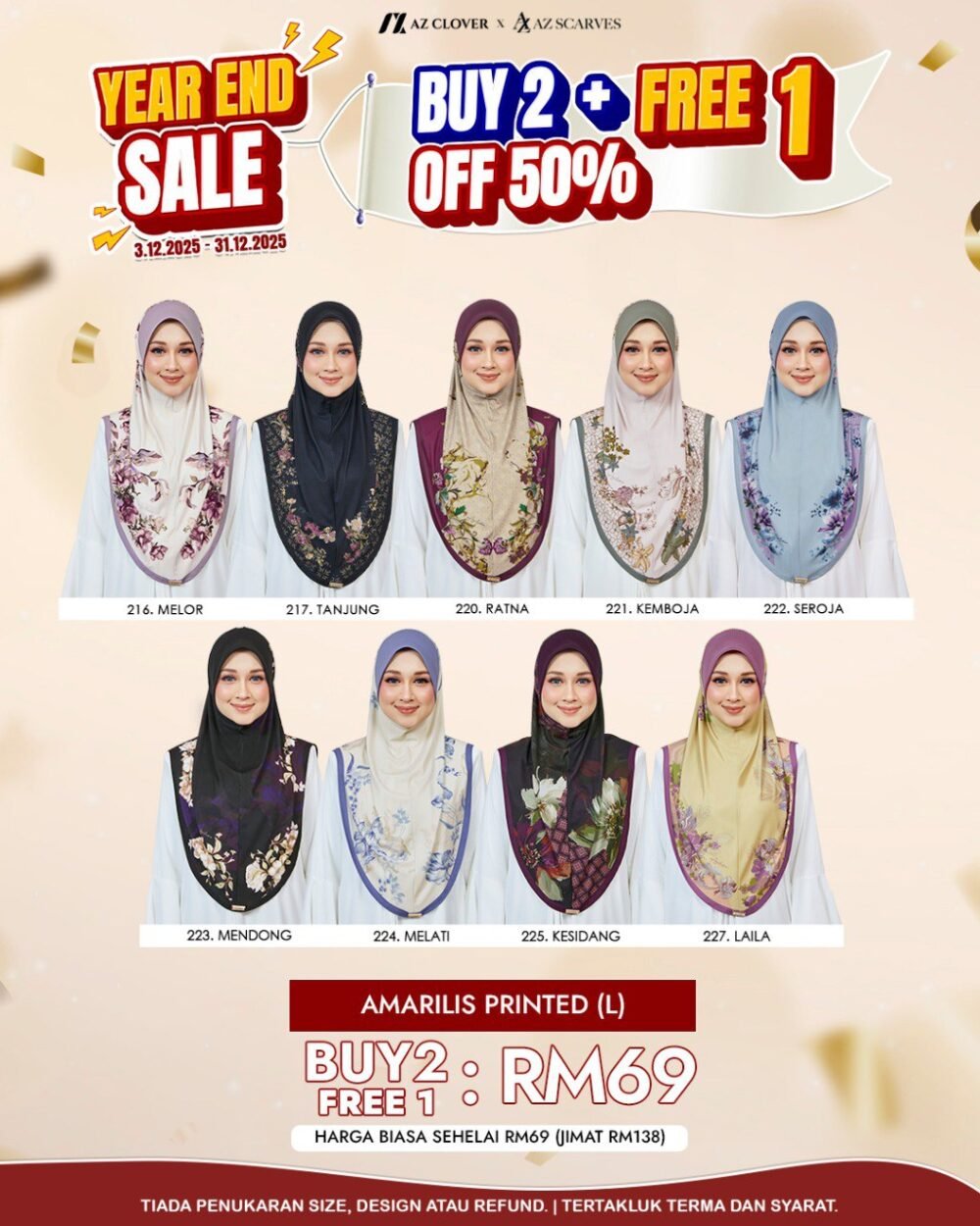 AMARILIS PRINTED 17.0