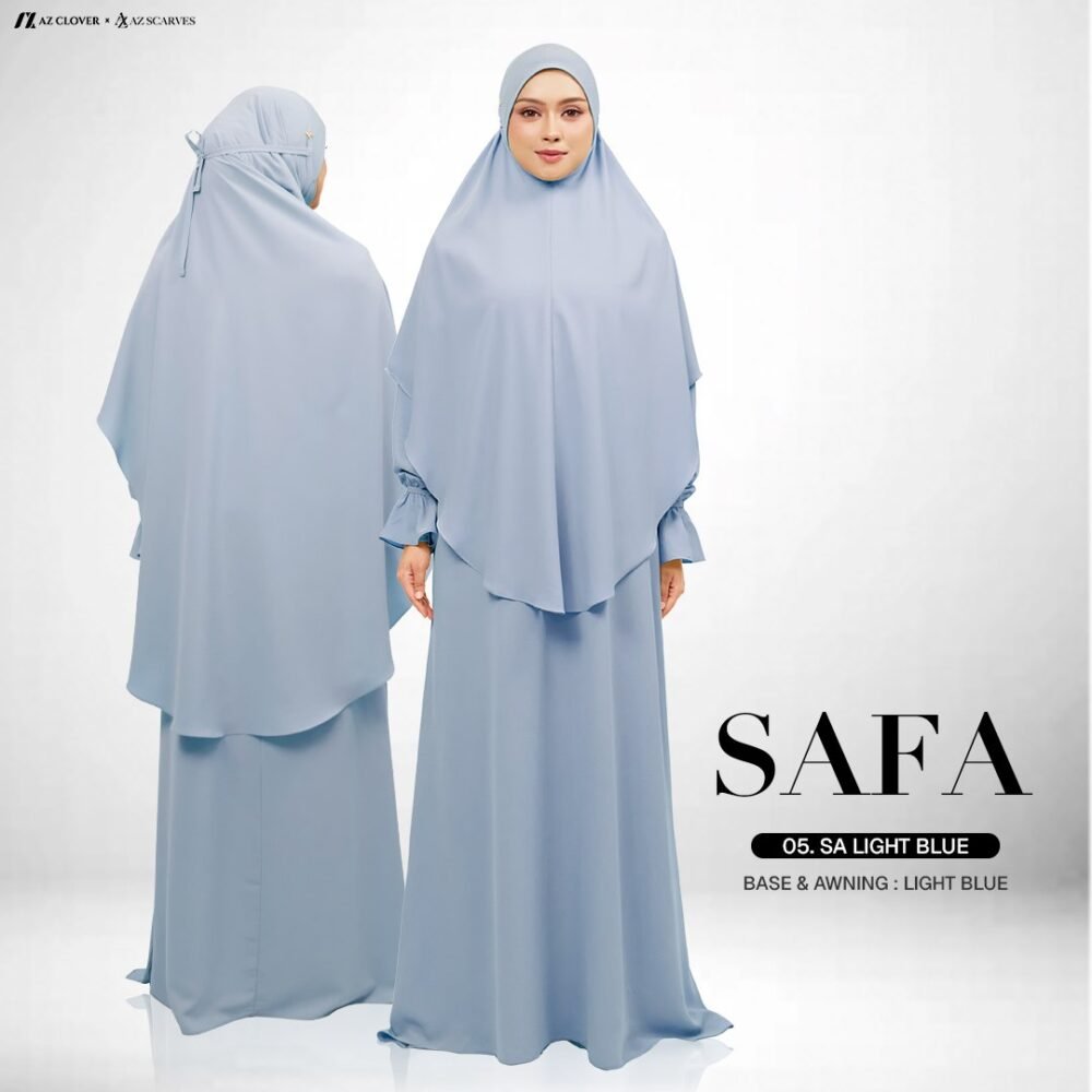 JILBAB 05 SA LIGHT BLUE
