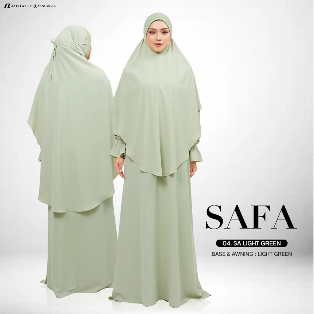 JILBAB 04 SA LIGHT GREEN